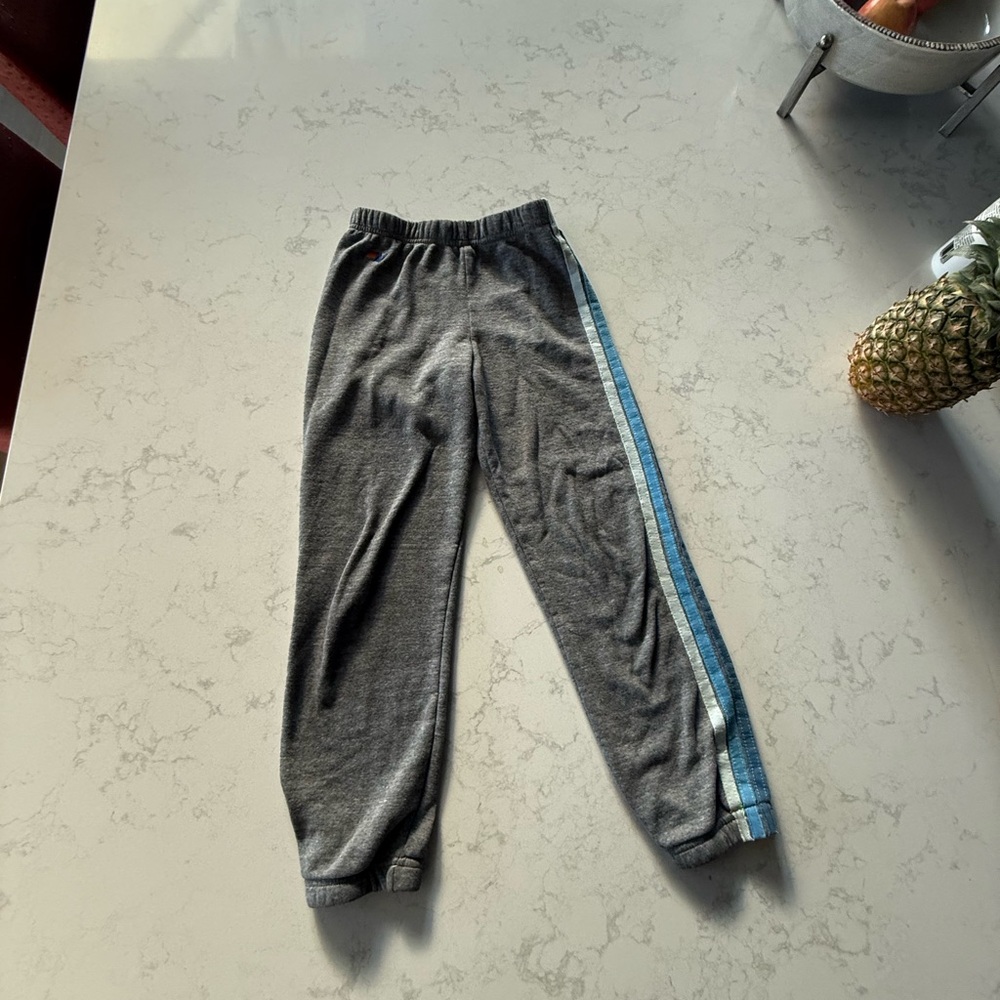 Kid’s Aviator Nation 5 Stripe Sweatpants